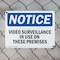 Signmission Video Surveillance In Use On These Premises OSHA Notice Sign, Plastic, 10in W x 7in L, 2PK OS-2PACK-NS-P-710-L-16812 - alternate 4